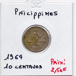 Philippines 10 Centavos 1964 Sup, KM 188 pièce de monnaie