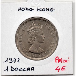 Hong Kong 1 dollar 1972 SPL, KM 35 pièce de monnaie