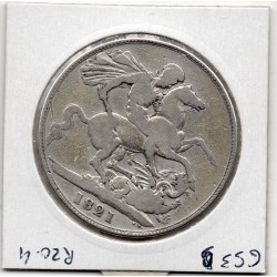 Grande Bretagne 1 crown 1821 TB+, KM 680 pièce de monnaie