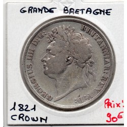 Grande Bretagne 1 crown 1821 TB+, KM 680 pièce de monnaie