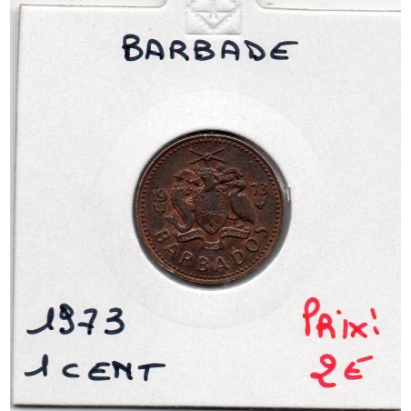 Barbade 1 cent 1973 Sup, KM 10 pièce de monnaie