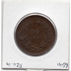 Portugal 20 reis 1891 TTB+, KM 533 pièce de monnaie