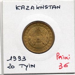 Kazakhstan 20 tyin 1993 FDC, KM 4 pièce de monnaie