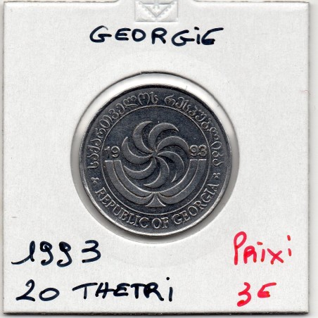 Georgie 20 thetri 1993 Spl, pièce de monnaie