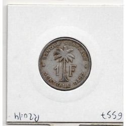Congo Belge 1 franc 1958 TB, KM 4 pièce de monnaie