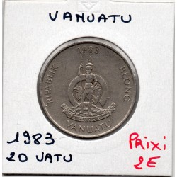 Vanuatu 20 Vatu 1983 TTB, KM 7 pièce de monnaie