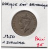 Afrique est britannique 1 shilling 1950 Sup KM 31 pièce de monnaie