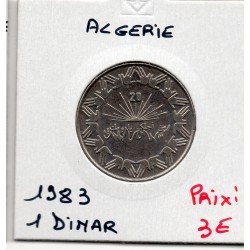 Algérie 1 dinar 1983 Spl KM 112 pièce de monnaie