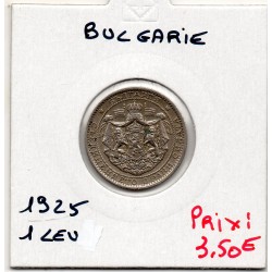 Bulgarie 1 lev 1925 TTB+, KM 37 pièce de monnaie