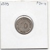 Etablissement des Détroits 10 cents 1910 TTB, KM 21a pièce de monnaie