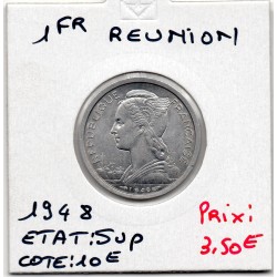 Réunion, 1 franc 1948 Sup, Lec 53 pièce de monnaie