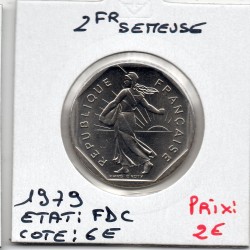 2 francs Semeuse Nickel 1979 FDC, France pièce de monnaie