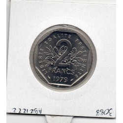 2 francs Semeuse Nickel 1979 FDC, France pièce de monnaie