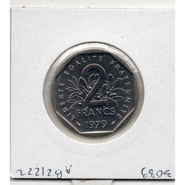 2 francs Semeuse Nickel 1979 FDC, France pièce de monnaie