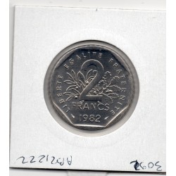 2 francs Semeuse Nickel 1982 FDC, France pièce de monnaie