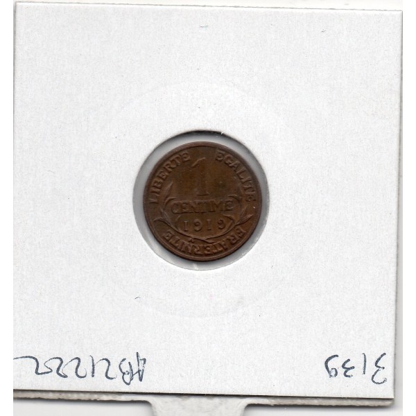 1 centime Dupuis 1919 Sup, France pièce de monnaie