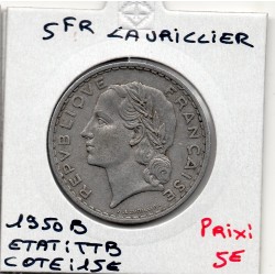 5 francs Lavrillier 1950 B Beaumont TTB, France pièce de monnaie