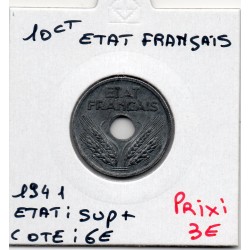 10 centimes état Français 1941 Sup+, France pièce de monnaie