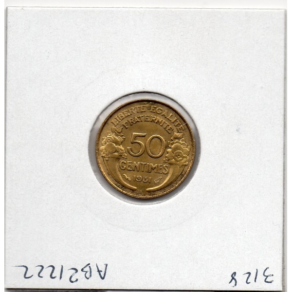 50 centimes Morlon 1931 Sup+, France pièce de monnaie