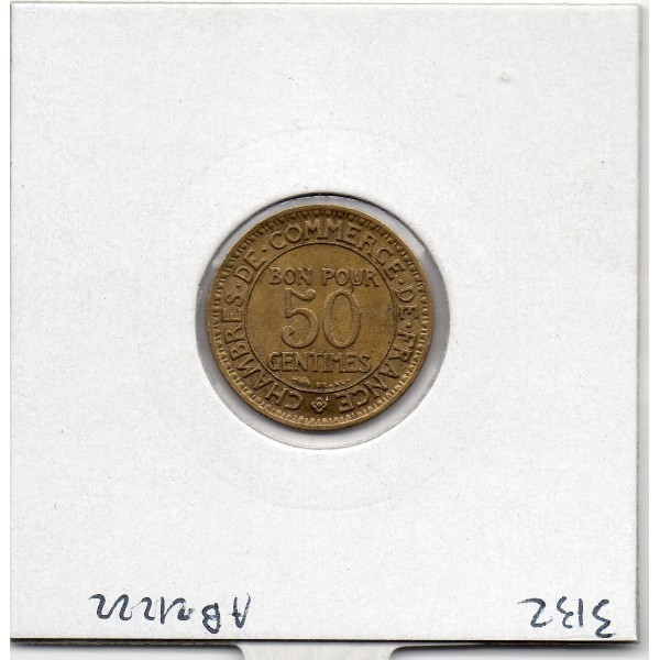 Bon pour 50 centimes Commerce Industrie 1926 Sup-, France pièce de monnaie