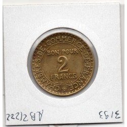 Bon pour 2 francs Commerce Industrie 1921 Sup, France pièce de monnaie
