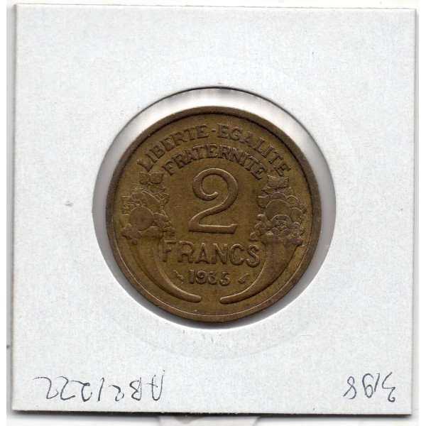 2 francs Morlon 1935 TTB, France pièce de monnaie