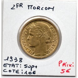 2 francs Morlon 1938 Sup+, France pièce de monnaie