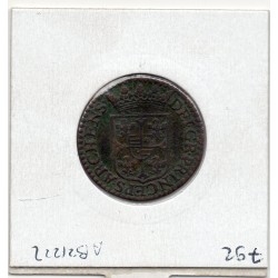 Ardennes, Principauté Arches Charleville,Charle 1er de Gonzague, (1609) Liard type 3Bc5