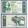 Afrique du sud Pick N°120b, A-UNC Billet de banque de 10 rand 1978-1993