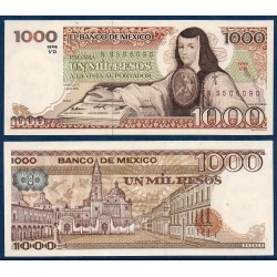 Mexique Pick N°80b, Neuf Billet de Banque de 1000 pesos 7.8.1984