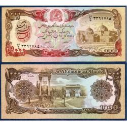 Afghanistan Pick N°61a, Spl Billet de banque de 1000 afghanis 1991