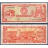 Perou Pick N°100a, Billet de banque de 10 Soles 1969