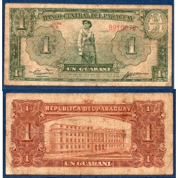 Paraguay Pick N°185a, Billet de banque de 1 Guarani 1952