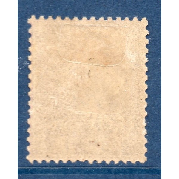 Timbre France Yvert No 136 semeuse fond plein 35c violet neuf * avec charnière