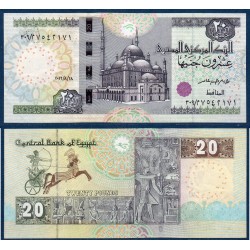 Egypte Pick N°74a, Spl Billet de banque de 20 Pounds 2014-2015