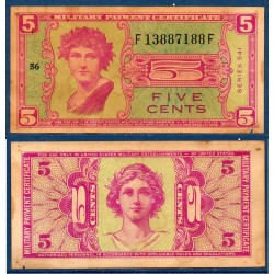 Etats Unis Pick N°M36 serie 541, B Billet de banque de 5 cents 1958-1961