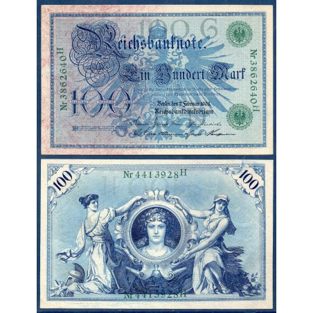 Allemagne Pick N°34, neuf Billet de banque de 100 Mark 1908