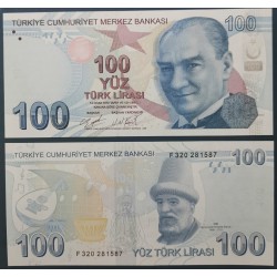 Turquie Pick N°226d, Billet de banque de 100 Lira 2009