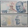 Turquie P.226d, neuf Billet de 100 Lira 2009 Mustafa Efendi