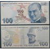 Turquie Pick N°226d, Billet de banque de 100 Lira 2009