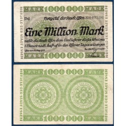 Essen Gross Notgeld 1 million mark, 12.8.1923