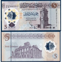 Libye Pick N°86, Billet de banque de 5 dinars 2021