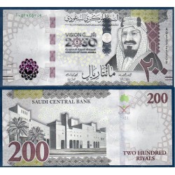 Arabie Saoudite Pick N°45, Billet de banque de 200 Riyals 2021