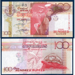 Seychelles Pick N°40c, Billet de banque de 100 Rupees 2001