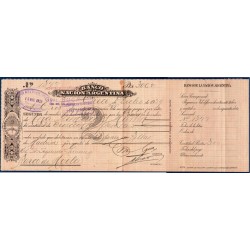 Espagne cheque de la banco de la nacion argentina, Billet de banque de 300 pesetas 1929