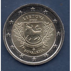 2 euro commémorative Lituanie 2022 Sudovie piece de monnaie €