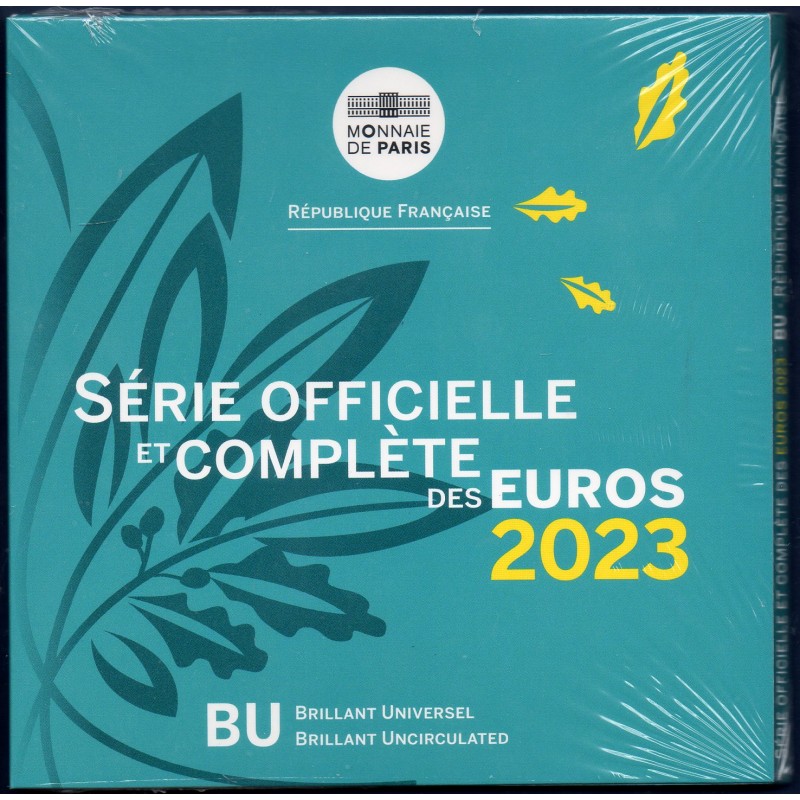 Coffret BU France 2023 pièces de monnaies Euros