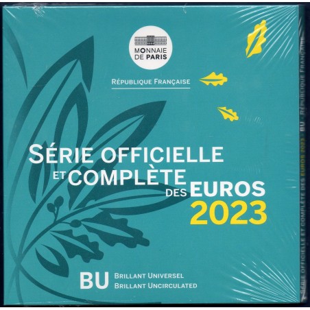 Coffret BU France 2023 pièces de monnaies Euros