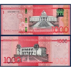 Republique Dominicaine Pick N°193e, Billet de banque de 1000 Pesos 2015