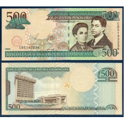 Republique Dominicaine Pick N°172b, neuf Billet de banque de 500 Pesos 2003